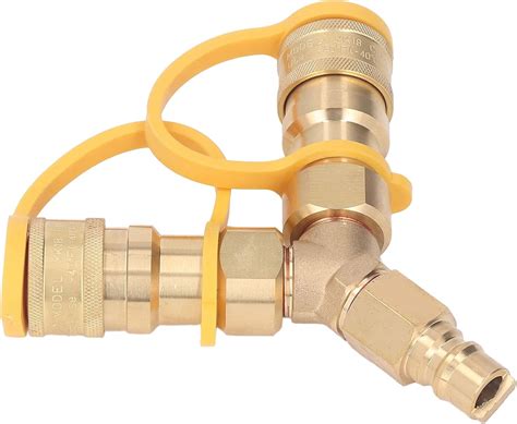 Chazcool Gas Quick Disconnect 3/8 Y Splitter, BBQ Splitter, Gas Pizza ...