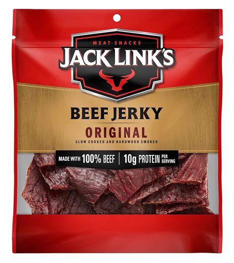 Amazon.com: Jack Link's Beef Jerky, Original Jerky Bag – Flavorful Meat Snack, Ready to Eat ...