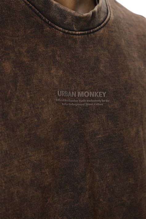 Buy UM Core Vintage // Mocha Oversized Tshirt Online – Urban Monkey®