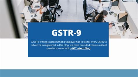 Image result for GSTR 9 Filing