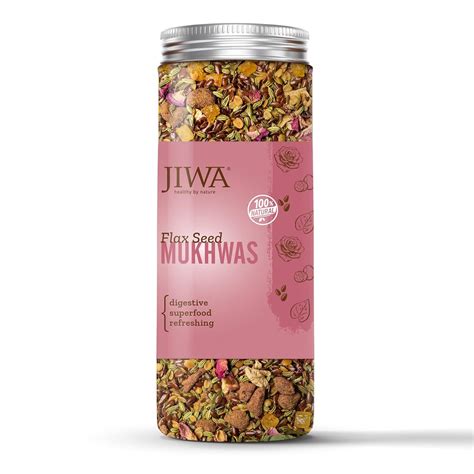 JIWA healthy by nature Flax Seed Mukhwas | Digestive and Refreshing ...