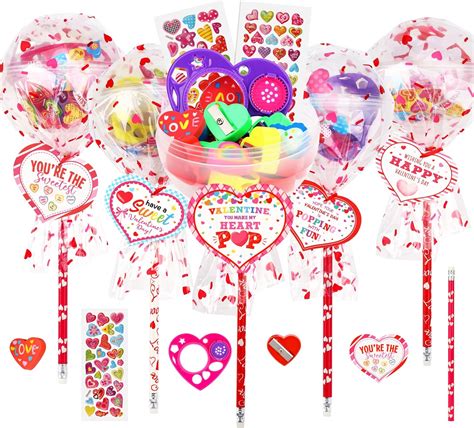 Amazon.com: POPGIFTU Valentine Classroom Exchange Gifts for Kids – 28 ...