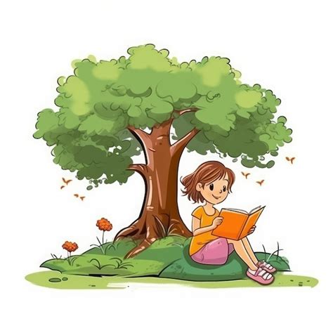 Reading Under a Tree 的图像结果