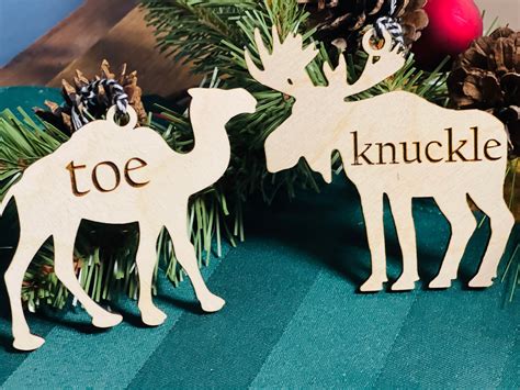 Camel Toe or Moose Knuckle Wooden Animal Ornament - Etsy Canada