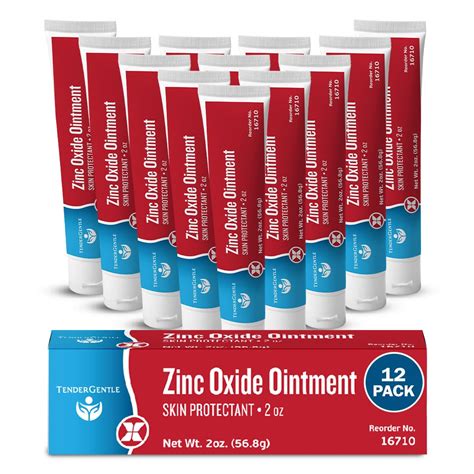 Amazon.com: Zinc Oxide Ointment for Adults and Babies - Pack of 12, 2 ...