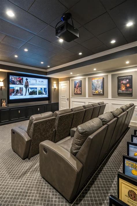 Stylish Theater Seating Inspirations for Your Private Cinema - Light ...