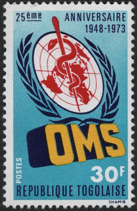 SCG4147 - Togo 1973 – 25th Anniversary of the World Health Organizatio ...