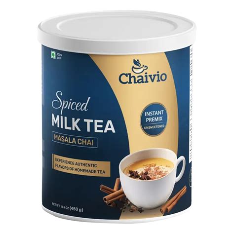 Amazon.com : Chaivio Masala Chai Tea Latte, Unsweetened Instant Powder ...