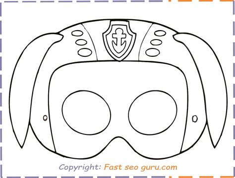 Printable Paw Patrol Masks - Printable New Year Banners