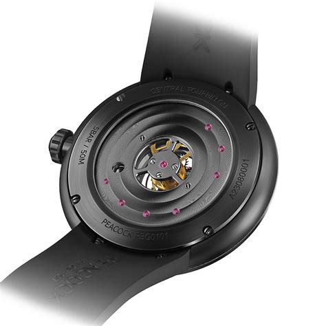 Peacock Black Hole Central Tourbillon Watch 46mm – Peacock Watches