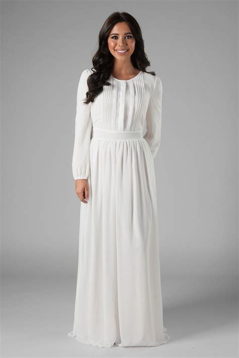 Custom made lds temple dresses online