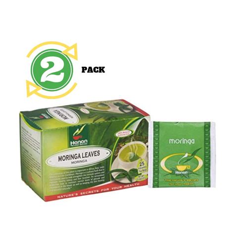 Buy Moringa Tea - Superfood Moringa Tea 100% Natural 25 Tea Bags 2 Box ...