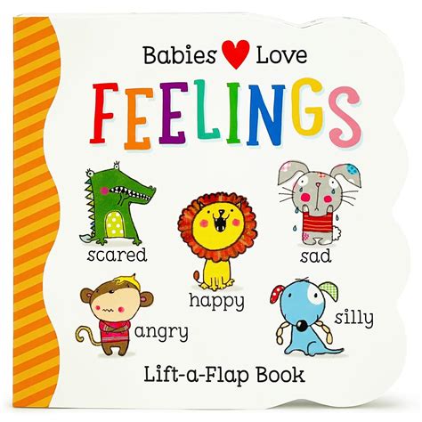 Babies Love Feelings - A Lift-a-Flap Board Book for Babies and Toddlers ...