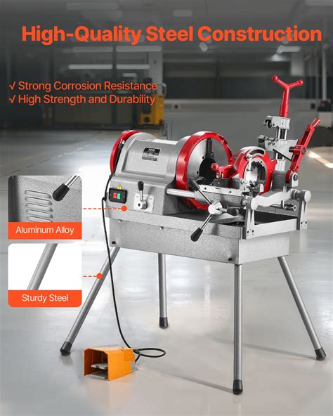 Image result for Using 2 Electric Pipe Thread Cutter