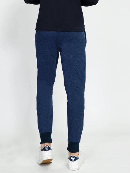 Blue Texture French Terry Joggers - Yogue Activewear
