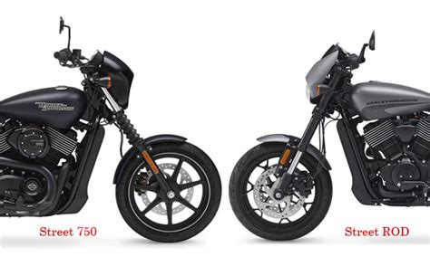 Difference Between Harley Davidson Street Rod Vs Street 750 » BikesMedia.in
