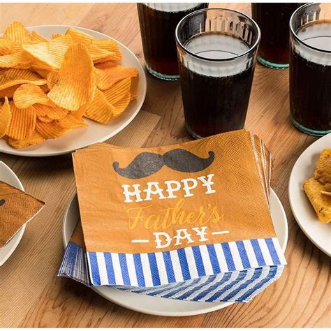 happy father's day napkins