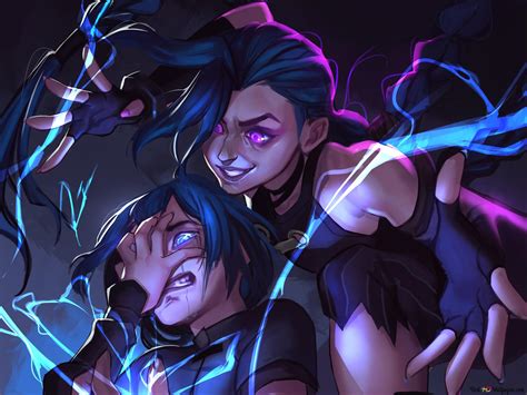 Arcane (League Of Legends) - Jinx & Powder 2K wallpaper download