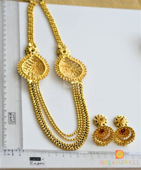 DREAMJWELL - Gorgeous Black Multi Layer Double Side Mango Mugappu Set ...