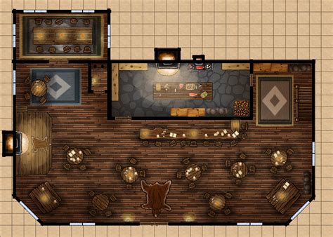 Just a Tavern/Inn! [MAP] : r/DnD