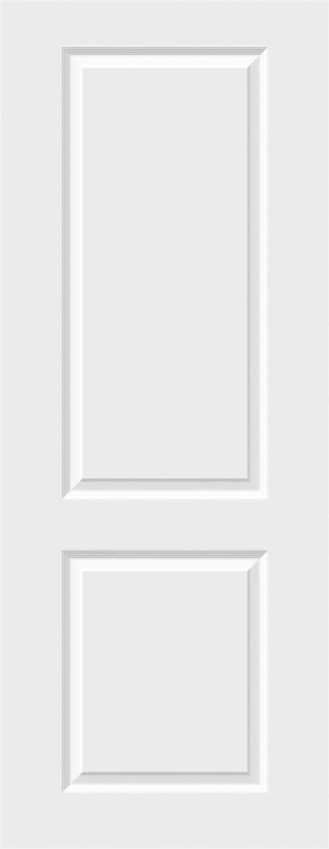 2040x826x40mm White Smooth 2 Panel Internal Doors at Vibrant Doors