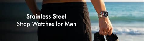 Stainless Steel Strap Watches for Men – Premium Steel Watch – Sylvi
