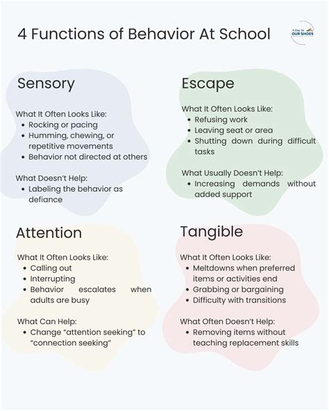 The 4 Functions Of Behavior Explained (With School Examples That ...
