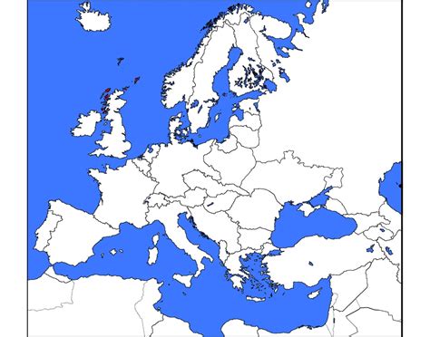 Europe Map 1919 Quiz