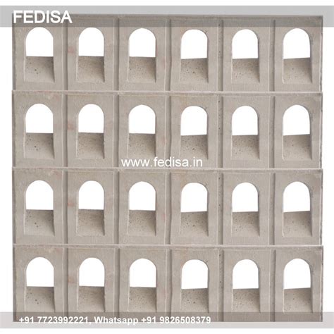 Cement Jali balcony railing design for house front the villa daniel ...