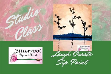 Thrifty Thursday Class- Zen Trees, Bitterroot Sip and Paint, Billings ...