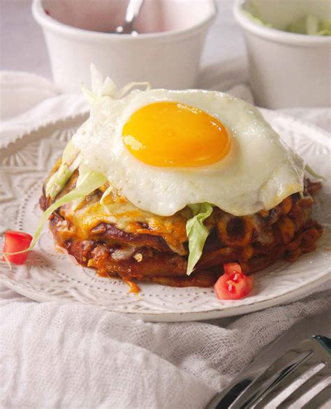 New Mexico Stacked Enchiladas | Cooking On The Ranch