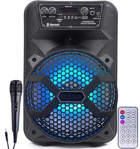 DREZEL Handy woofer 8 INCH Long Time Battery Karaoke Function with ...