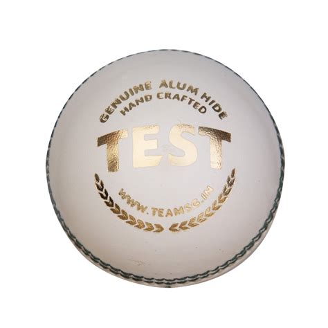 SG Test™ White Cricket Leather Ball – TeamSG