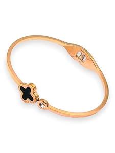 Buy MANIKYA Rose Gold Stainless Steel Anti-Tarnish Free Size Bracelet ...