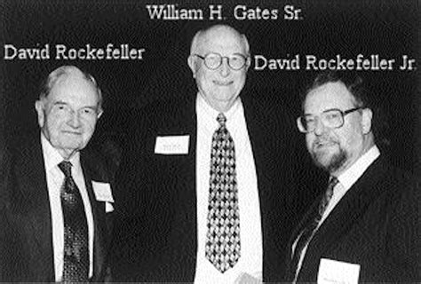 David Rockefeller, William H Gates SR & David Rockefeller JR (foto ...
