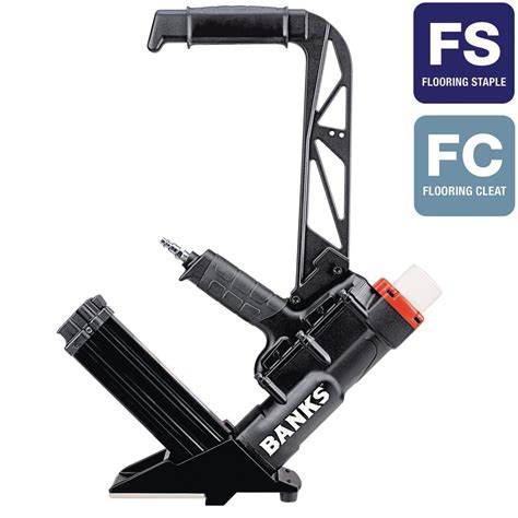 Pneumatic Flooring Nailer / Stapler, 2 in 1 BANKS – sosoutils