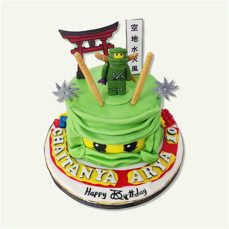 Ninjago Theme Birthday Cake - Sugar-Free Chocolate Truffle Delight ...