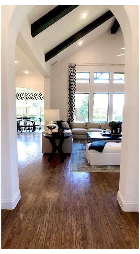 living room kitchen black and white