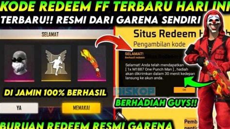 Buruan Klaim! Kode Redeem FF Terbaru Hari Ini: Dapatkan Hadiah Spesial!