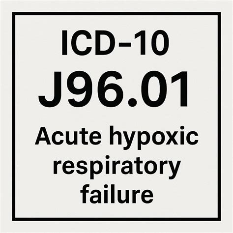 ICD-10 Codes for Acute Hypoxic Respiratory Failure - wmwtl