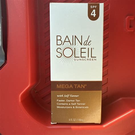 Bain de Soleil Mega Tan SPF 4 Sunscreen 4oz w/ Self Tanner – Discontinued RARE | eBay