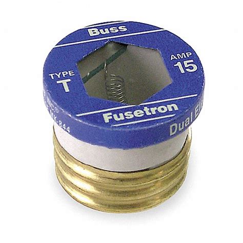 BUSSMANN, T Series, Time-Delay, Plug Fuse - 1CZ69|T-5-6/10 - Grainger