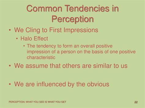 Common Perception