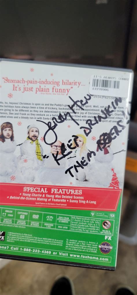 The actor who played Boss Hoggs signed my it's always sunny dvd! : r/IASIP