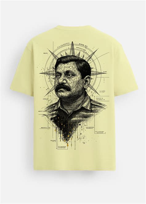 GOAT Series Iconic Prabhakaran Back Graphic Printed Regular Fit T-Shir ...