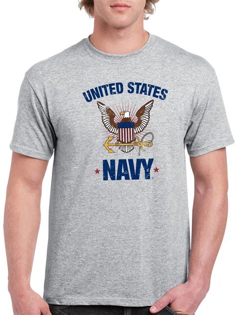 U.S. Navy Mens Graphic Tee - United States Navy Emblem - Regular Fit ...