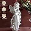 Nestasia Artisanal Figurines | White Praying Angel Statue with Wings ...
