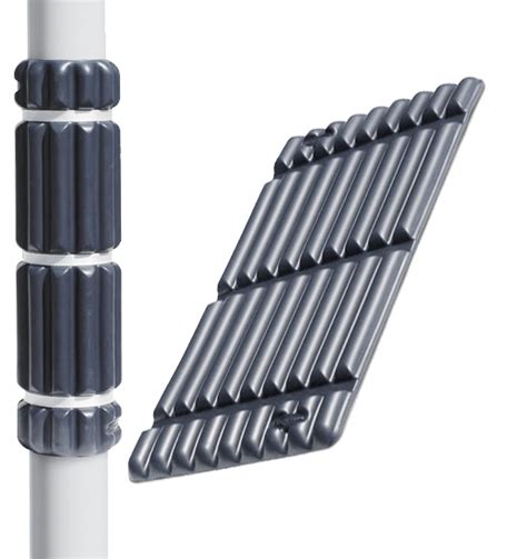 Veiligheid en bescherming | COVER paalfender blauw RVS gesp