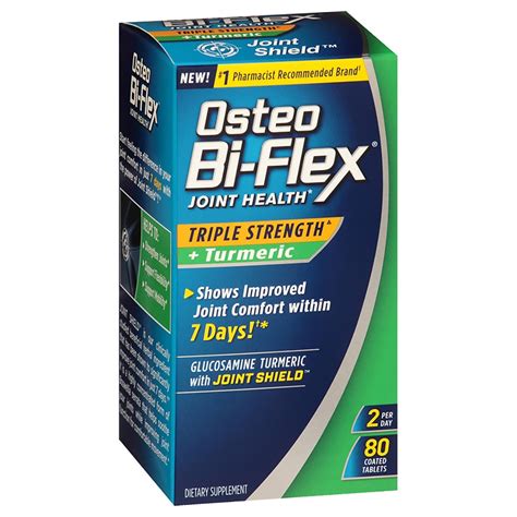 Osteo Bi-Flex Herbal Formula With Turmeric Capsules Triple Strength ...