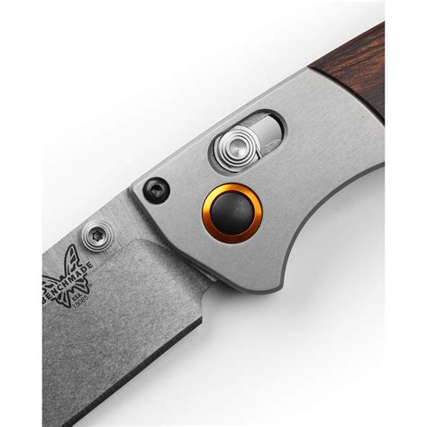 Benchmade 15085-2 Mini Crooked River Knife, Stabilized Wood